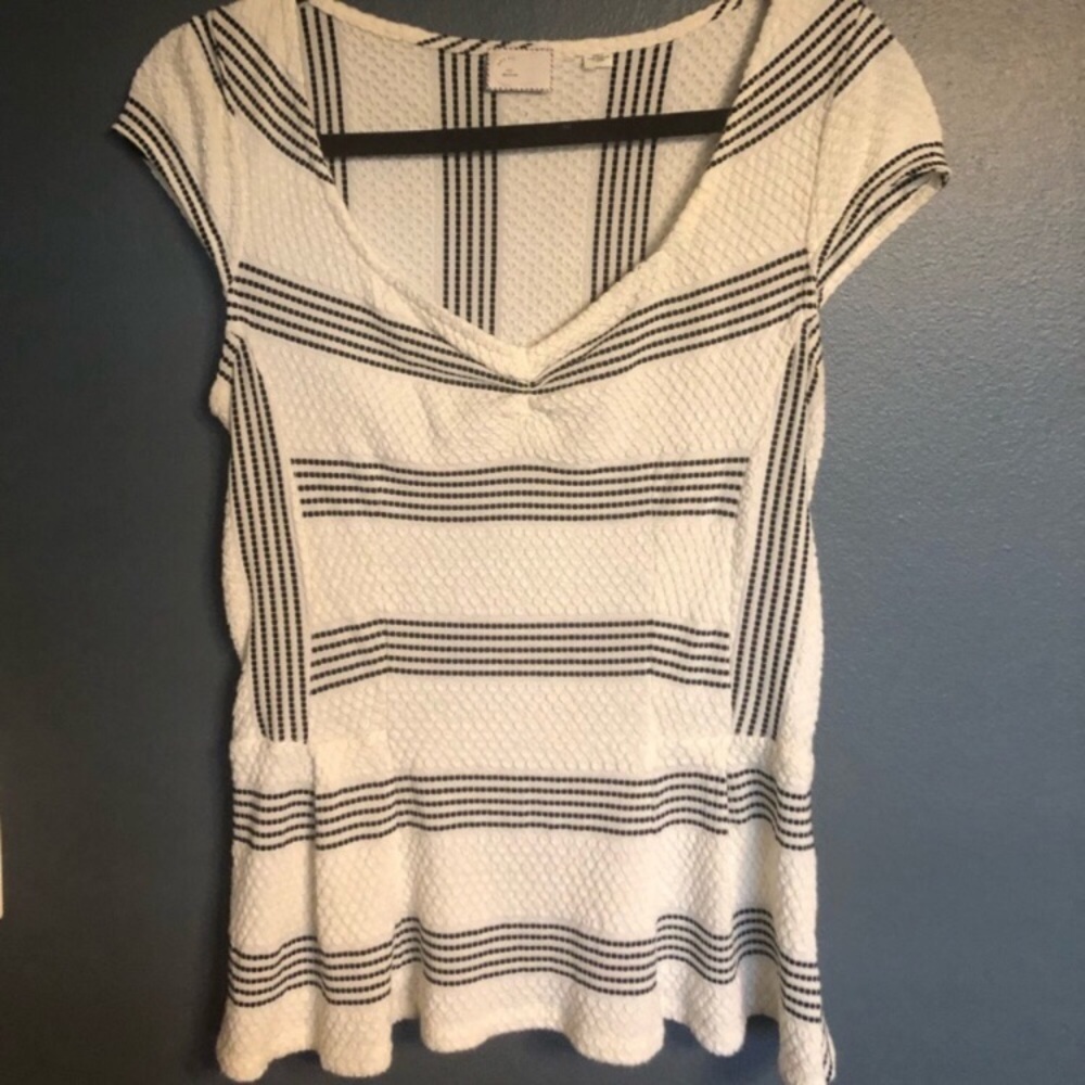 Anthropologie Postmark top